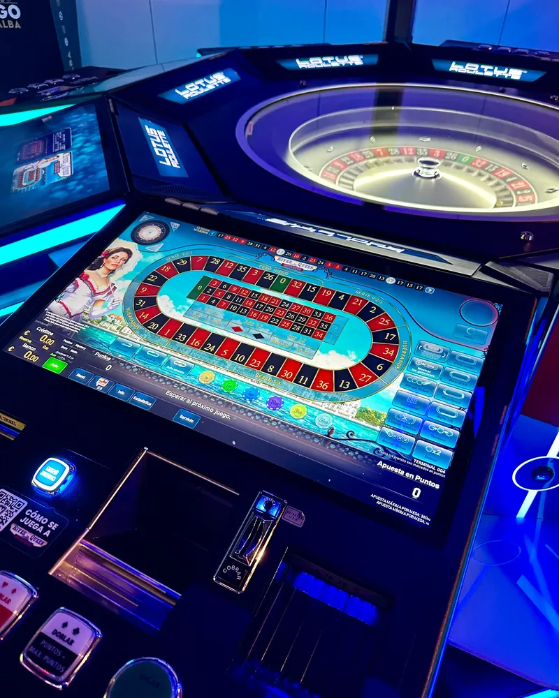 Electronic roulette at Bingo Villalba