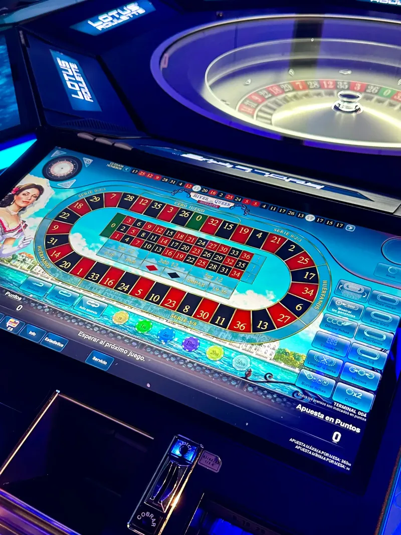 Electronic roulette at Bingo Villalba